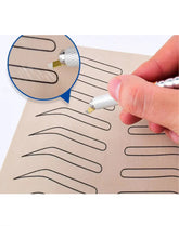 Eyebrow Practice Skins Black Lines